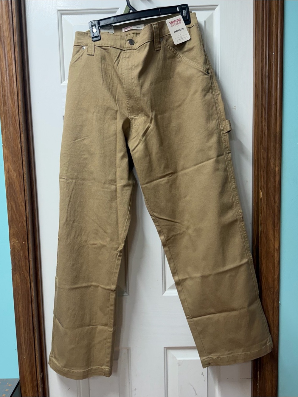 Signature by Levi Strauss Tan Carpenter Chinos